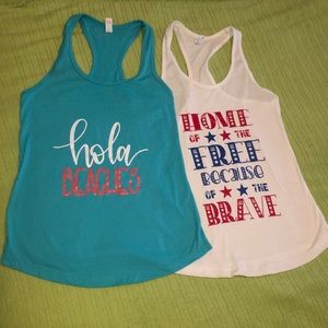 Hardly worn Summer tank tops